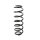 Suspension Spring rear axle coil spring KYB suitable for e.g. VW GOLF