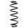 Suspension Spring rear axle coil spring Ø 112 mm KYB for e.g. VW GOLF