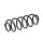 Suspension Spring rear axle coil spring Ø 112 mm KYB for e.g. VW GOLF
