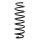 Suspension Spring rear axle left coil spring KYB for HONDA CIVIC