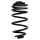 Suspension Spring rear axle coil spring KYB for e.g. OPEL ZAFIRA
