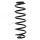Suspension Rear Axle Coil Spring Ø 105 mm KYB IAM-Expertise for KIA