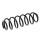 Suspension Rear Axle Coil Spring Ø 105 mm KYB IAM-Expertise for KIA