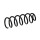 Suspension Spring rear axle coil spring Ø 106 mm KYB for RENAULT