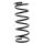 Suspension Spring rear axle coil spring Ø 154 mm KYB for TOYOTA