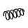 Suspension Spring rear axle coil spring Ø 121 mm KYB for HONDA CR-V