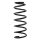 Suspension Spring rear axle coil spring Ø 110 mm KYB for HYUNDAI i10