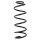 Suspension Spring rear axle coil spring Ø 112 mm KYB for e.g. MAZDA 3