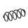 Suspension Spring rear axle coil spring Ø 128 mm KYB for MB GLA-CLASS