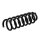 Suspension Spring rear axle coil spring Ø 103 mm KYB for e.g. MB C-CLASS