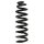 Suspension Spring rear axle coil spring Ø 100 mm KYB for e.g. MB C-CLASS