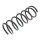 Suspension Spring rear axle coil spring Ø 111 mm KYB for FIAT SEICENTO