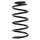 Suspension Spring rear axle coil spring Ø 121 mm KYB for e.g. OPEL CORSA