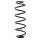 Suspension Spring rear axle coil spring Ø 108 mm KYB for SEAT LEON and others