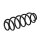 Suspension Spring rear axle coil spring Ø 115 mm KYB for SEAT LEON