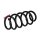 Suspension Spring rear axle coil spring Ø 126 mm KYB for TOYOTA RAV