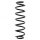 Suspension Spring rear axle coil spring Ø 110 mm KYB for e.g. VW PASSAT