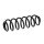 Suspension Spring rear axle coil spring Ø 112 mm KYB for e.g. VW PASSAT