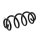Suspension Rear Axle Coil Spring Ø 113 mm KYB Aftermarket-Expertise for AUDI A4
