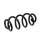 Suspension Rear Axle Coil Spring Ø 116 mm KYB Aftermarket-Expertise for AUDI A4