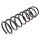 Suspension Spring rear coil spring Ø 106 mm KYB for e.g. MITSUBISHI GALANT