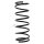 Suspension Spring rear axle coil spring Ø 172 mm KYB for HYUNDAI GALLOPER II