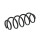 Suspension Rear Axle Coil Spring Ø 112 mm KYB IAM-Expertise for SUZUKI SWIFT