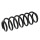 Suspension Rear Axle Coil Spring Ø 104 mm KYB IAM-Expertise for SUZUKI SX4