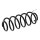 Suspension Rear Axle Coil Spring Ø 127 mm KYB IAM-Expertise for TOYOTA AURIS
