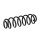 Suspension rear axle coil spring Ø 108 mm KYB IAM-Expertise for e.g. VW GOLF