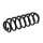 Suspension rear axle coil spring Ø 118 mm KYB for e.g. VW PASSAT