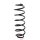 Suspension Rear Axle Coil Spring Ø 110 mm KYB for e.g. OPEL CROSSLAND