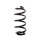 Suspension Rear Axle Coil Spring Ø 116 mm KYB IAM-Expertise for BMW 2 Series