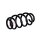 Suspension Rear Axle Coil Spring Ø 116 mm KYB IAM-Expertise for BMW 2 Series