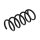 Suspension rear axle coil spring Ø 123 mm KYB for e.g. FIAT PANDA