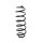 Suspension Rear Axle Coil Spring Ø 121 mm KYB IAM-Expertise for HONDA HR-V