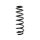 Suspension Rear Axle Coil Spring Ø 105 mm KYB for e.g. OPEL INSIGNIA