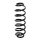 Suspension rear axle coil spring Ø 118 mm KYB for e.g. VW PASSAT