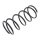 Suspension Spring Rear Axle Ø 140 mm KYB for DAEWOO NUBIRA and others