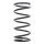 Suspension Spring rear axle coil spring Ø 142 mm KYB for DAEWOO NUBIRA