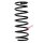 Suspension Spring rear axle coil spring Ø 121 mm KYB for DAIHATSU SIRION