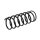 Suspension Spring rear axle coil spring Ø 121 mm KYB for DAIHATSU SIRION