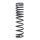 Suspension Spring rear axle coil spring Ø 112 mm KYB for FORD FOCUS
