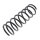 Suspension Spring rear axle coil spring Ø 118 mm KYB for FORD MONDEO
