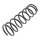 Suspension Spring rear axle coil spring Ø 118 mm KYB for e.g. HYUNDAI SONATA