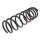 Suspension Spring rear coil spring Ø 118 mm KYB for e.g. MITSUBISHI GALANT