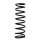 Suspension Spring rear axle coil spring Ø 132 mm KYB for NISSAN TERRANO