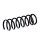 Suspension Rear Axle Coil Spring Ø 109 mm KYB IAM-Expertise for SUBARU LEGACY