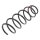 Suspension Spring rear axle coil spring KYB for e.g. FORD MONDEO