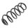 Suspension Spring rear axle coil spring Ø 117 mm KYB for e.g. AUDI A6